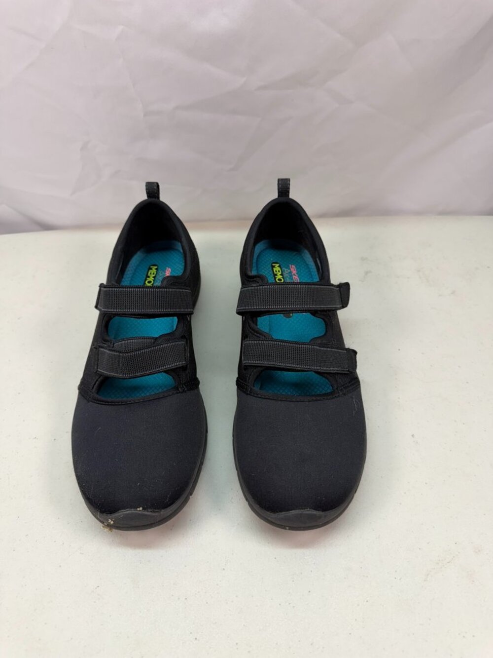 Skechers Air-Cooled Memory Foam Women's Black Slip-On Comfort Casual Shoes 9